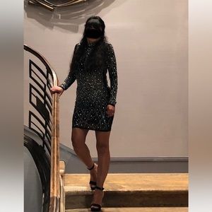 Windsor Women’s Sequin mesh body con dress. Beautiful, classy